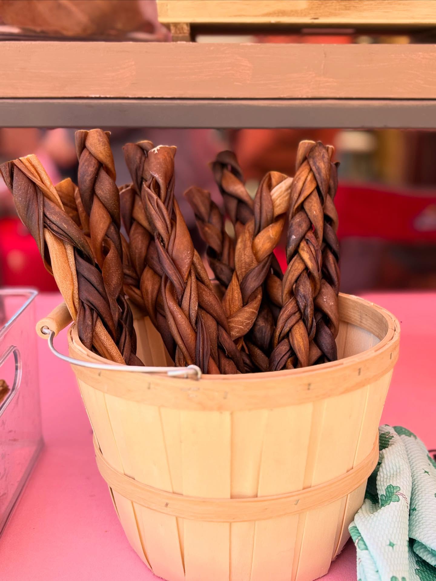 braided collagen sticks