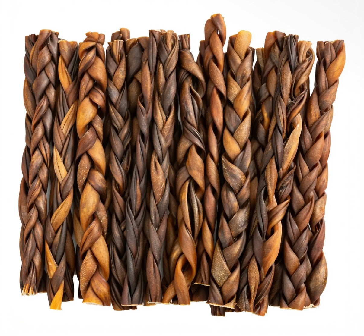 Beef collagen twists are 12” jumbo